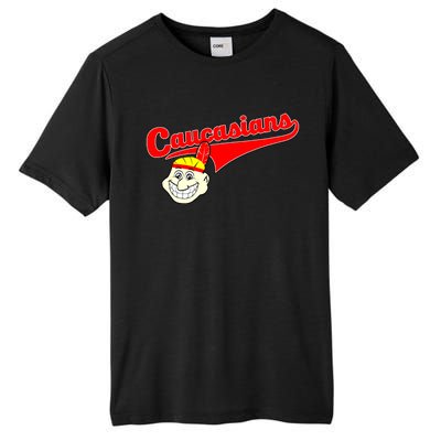 The Caucasians Rude Indians Design Tall Fusion ChromaSoft Performance T-Shirt