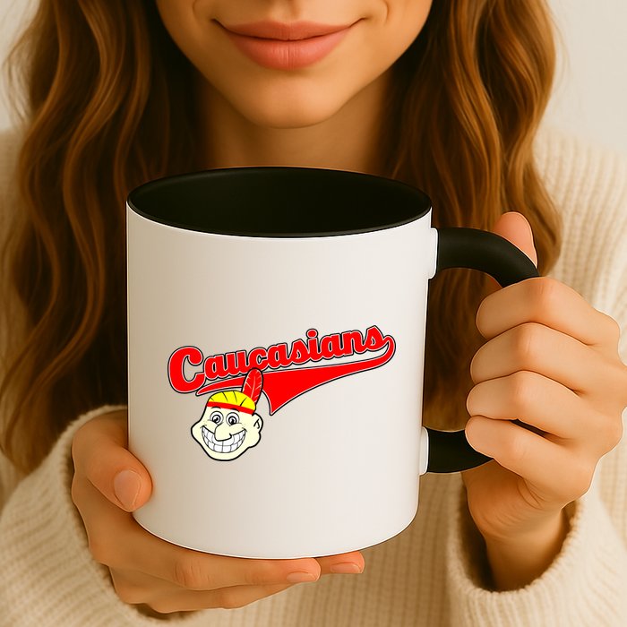 The Caucasians Rude Indians Design Mug