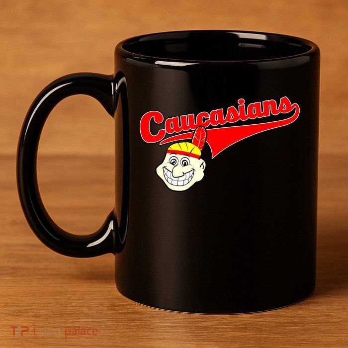 The Caucasians Rude Indians Design 11oz C Handle Ceramic Mug