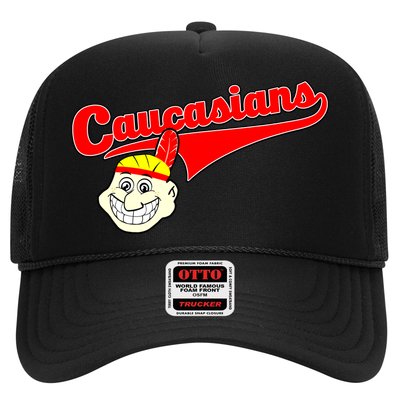 The Caucasians Rude Indians Design Trucker Hat