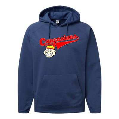 The Caucasians Rude Indians Design Performance Fleece Hoodie