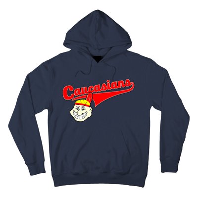 The Caucasians Rude Indians Design Hoodie