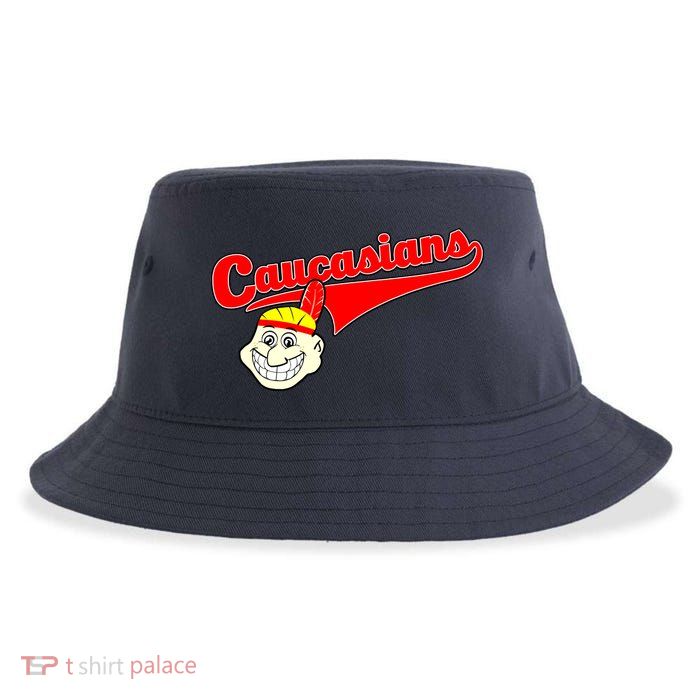 The Caucasians Rude Indians Design Sustainable Bucket Hat