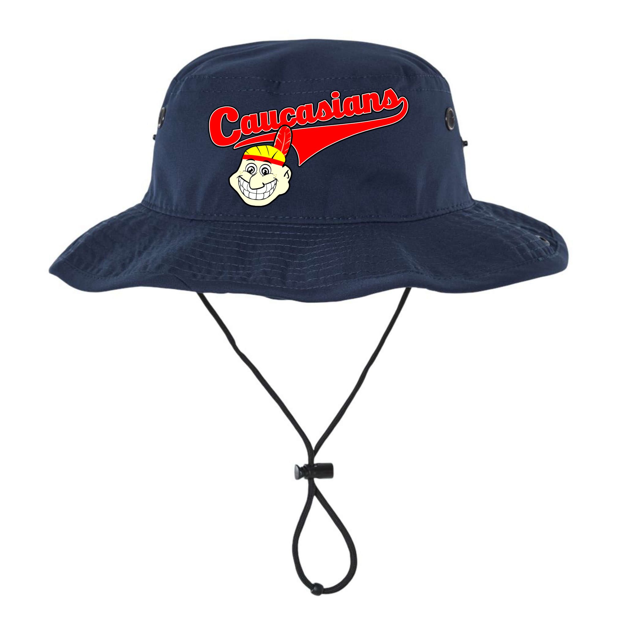 The Caucasians Rude Indians Design Bucket Hat