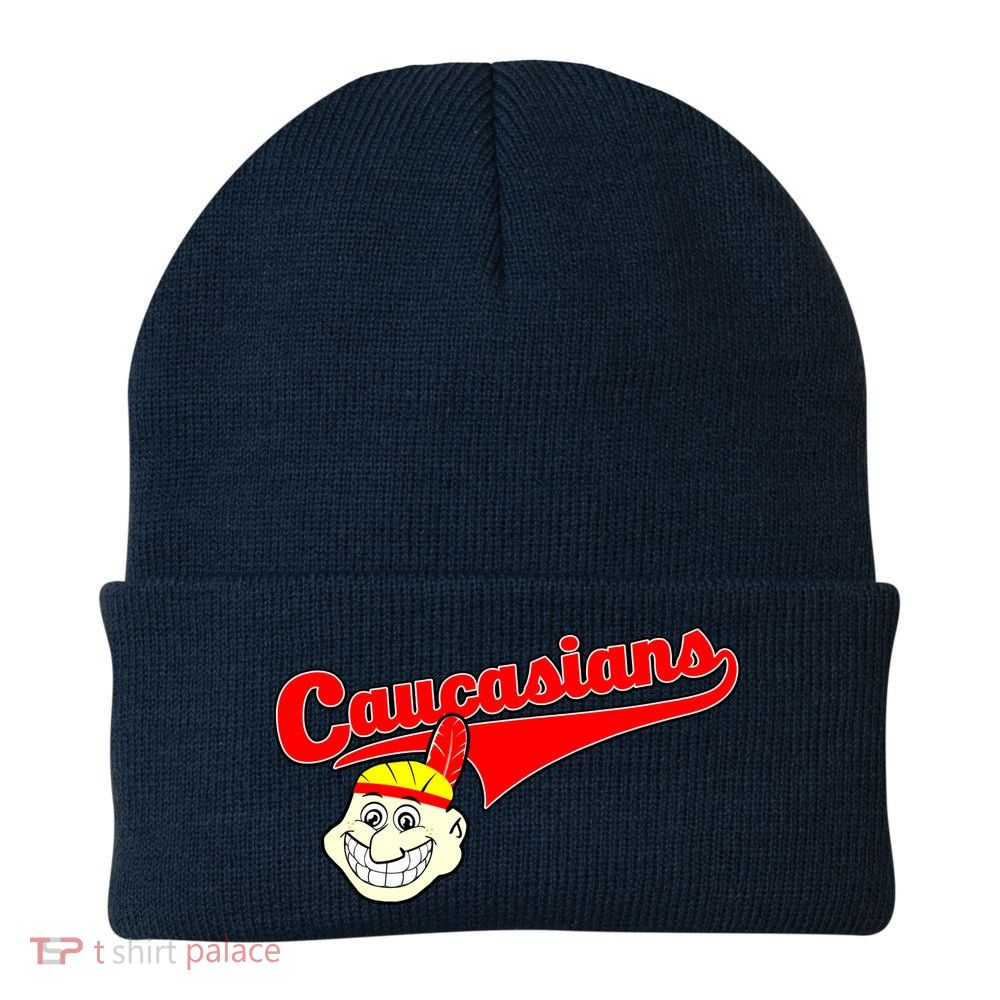 The Caucasians Rude Indians Design Knit Cap Winter Beanie