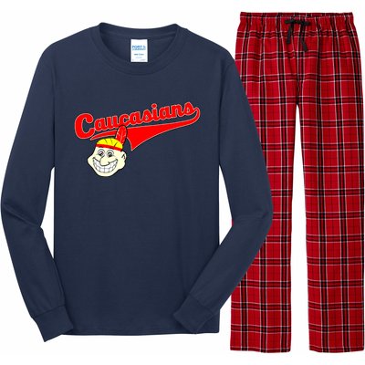 The Caucasians Rude Indians Design Long Sleeve Pajama Set