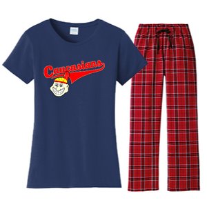 The Caucasians Rude Indians Design Women's Flannel Pajama Set