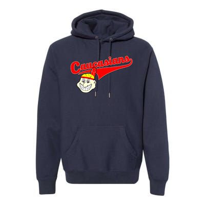 The Caucasians Rude Indians Design Premium Hoodie