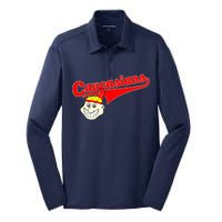 The Caucasians Rude Indians Design Silk Touch Performance Long Sleeve Polo