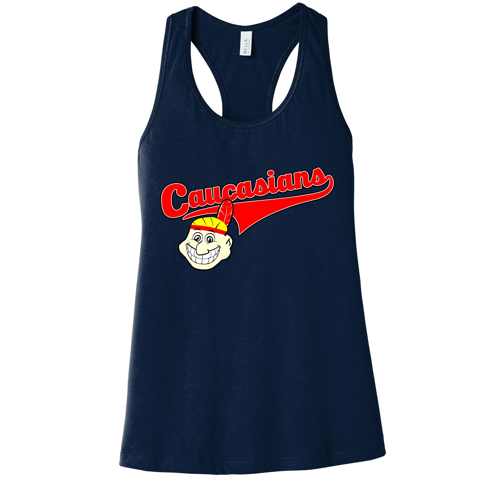 The Caucasians Rude Indians Design Womens Tank Top