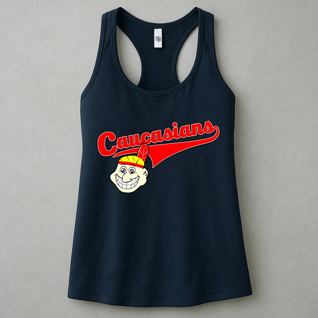 The Caucasians Rude Indians Design Womens Tank Top