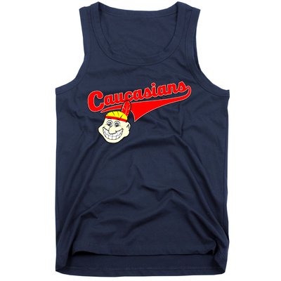 The Caucasians Rude Indians Design Tank Top