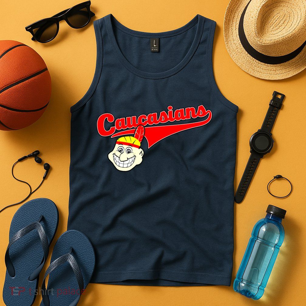 The Caucasians Rude Indians Design Tank Top