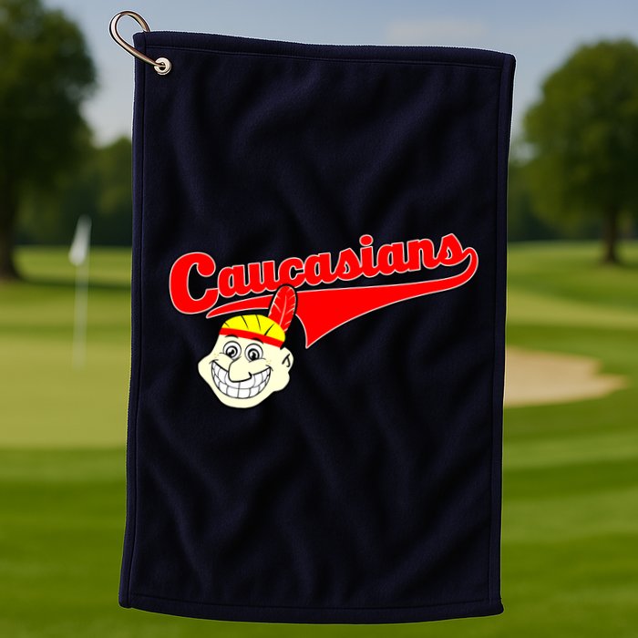 The Caucasians Rude Indians Design Golf Towel