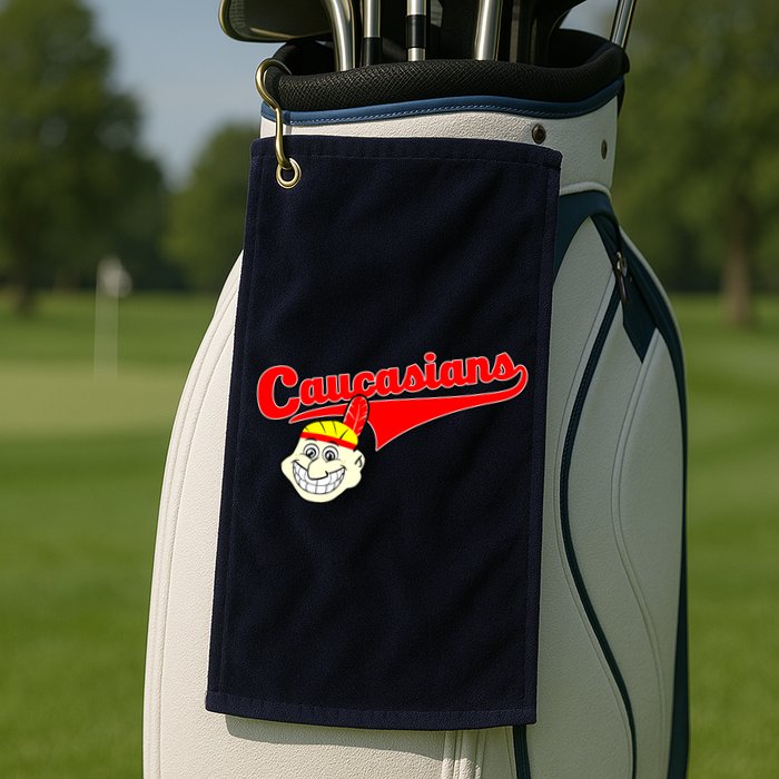 The Caucasians Rude Indians Design Golf Towel