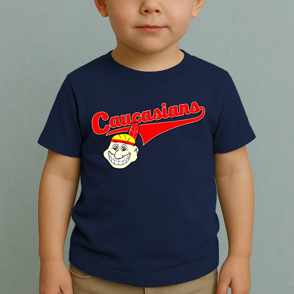 The Caucasians Rude Indians Design Toddler T-Shirt