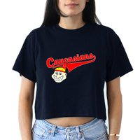 The Caucasians Rude Indians Design Crop Top