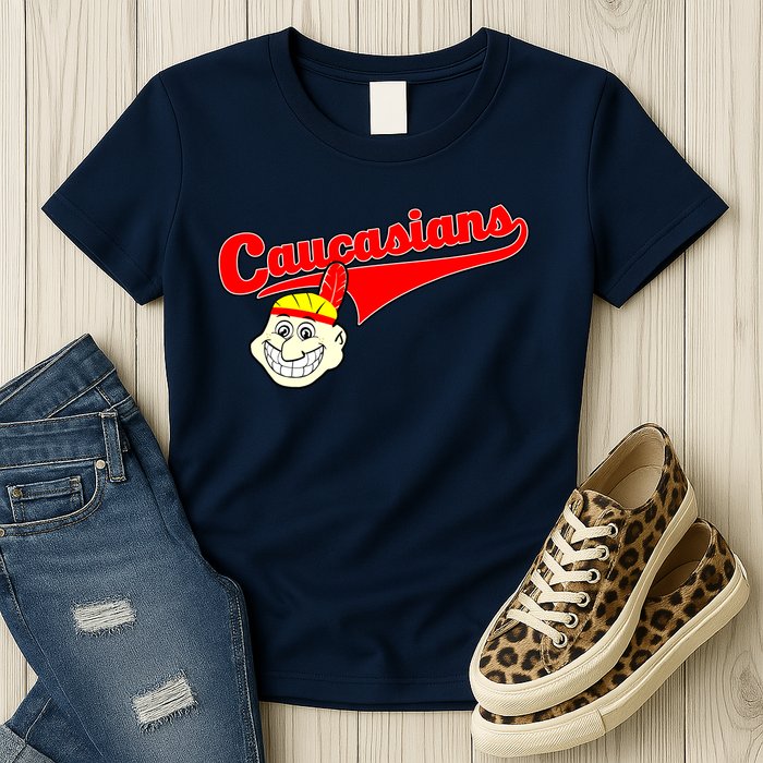 The Caucasians Rude Indians Design Womens T-Shirt