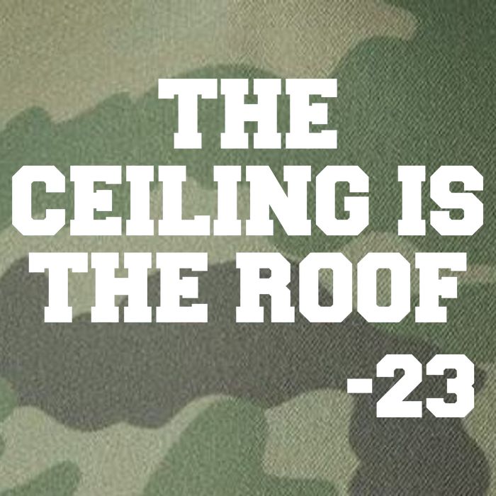The Ceiling is the Roof 23 MJ College Text Legacy Tie Dye Trucker Hat
