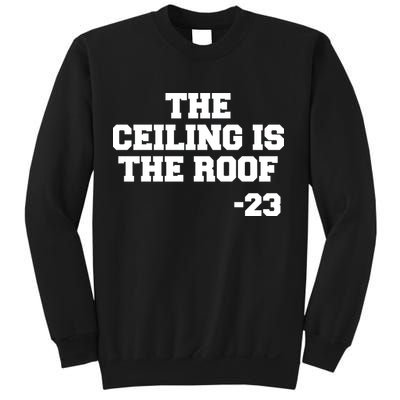 The Ceiling is the Roof 23 MJ College Text Sweatshirt