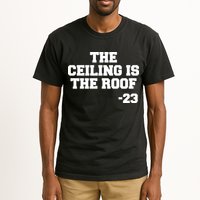 The Ceiling is the Roof 23 MJ College Text Tall T-Shirt