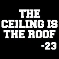 The Ceiling is the Roof 23 MJ College Text Button