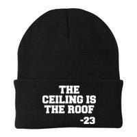 The Ceiling is the Roof 23 MJ College Text Beanie