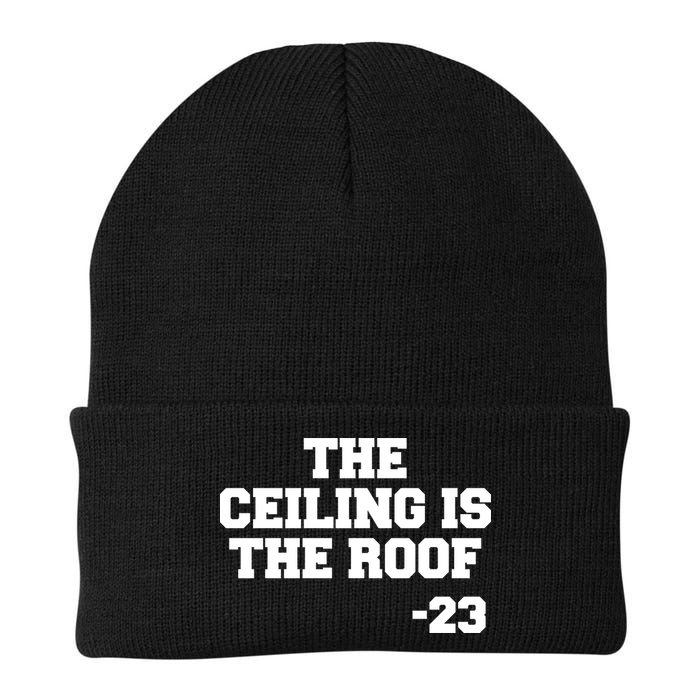 The Ceiling is the Roof 23 MJ College Text Beanie