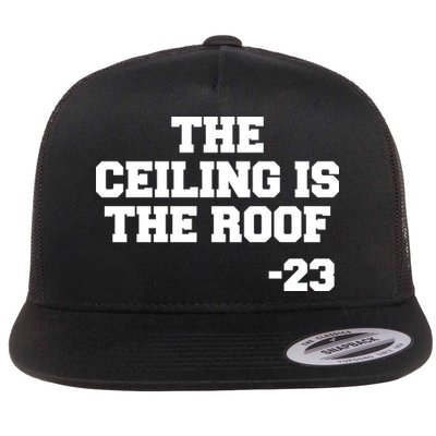The Ceiling is the Roof 23 MJ College Text Flatbill Hat