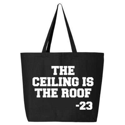The Ceiling is the Roof 23 MJ College Text 25L Jumbo Tote