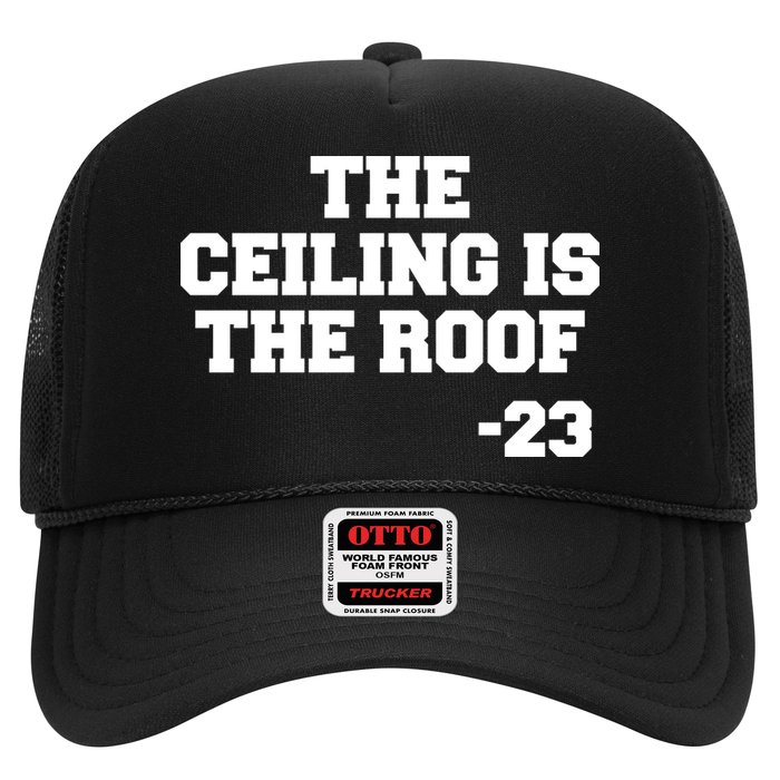 The Ceiling is the Roof 23 MJ College Text Trucker Hat