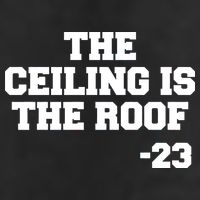 The Ceiling is the Roof 23 MJ College Text Trucker Hat