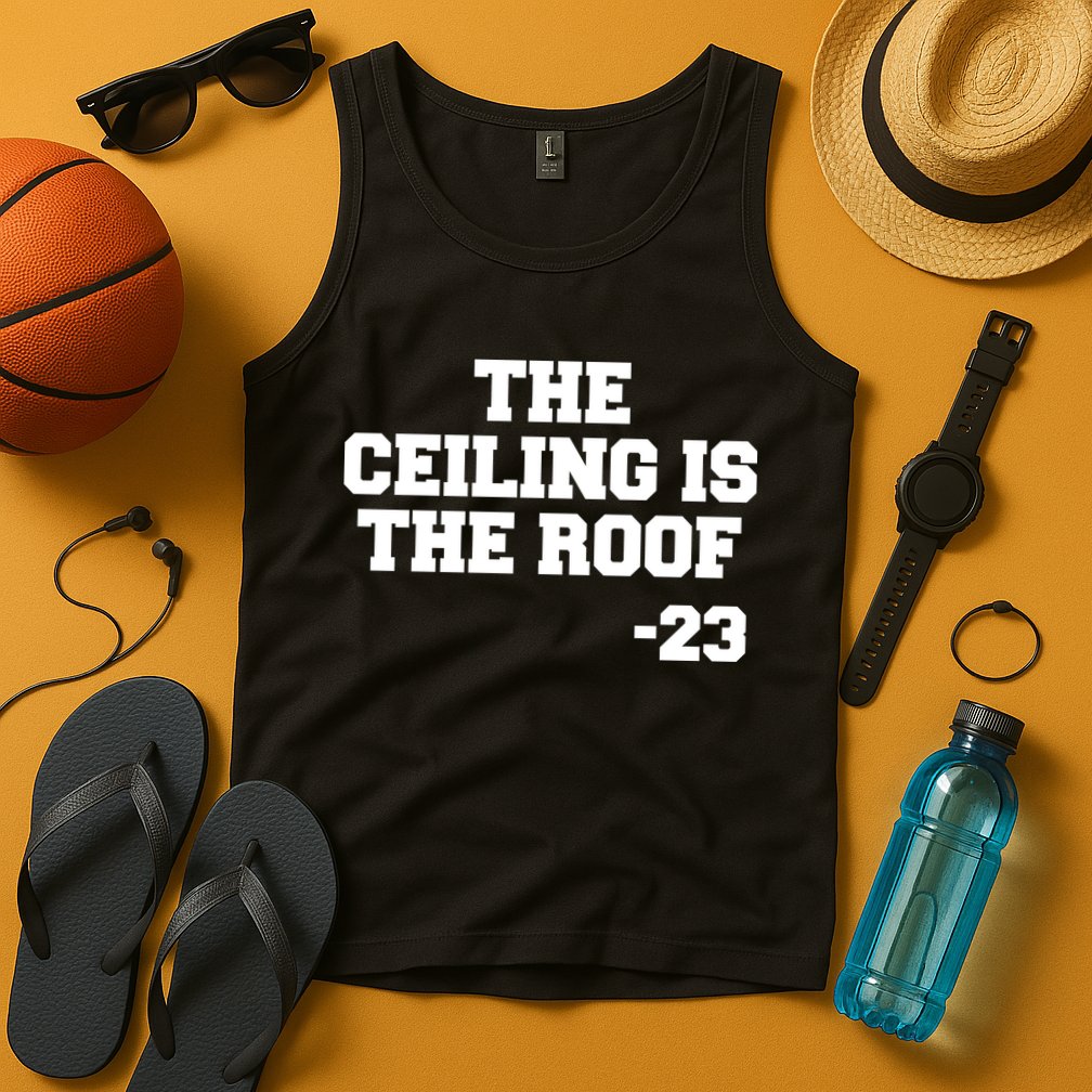 The Ceiling is the Roof 23 MJ College Text Tank Top