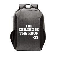 The Ceiling is the Roof 23 MJ College Text Vector Backpack