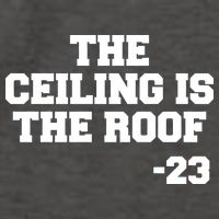 The Ceiling is the Roof 23 MJ College Text Vector Backpack