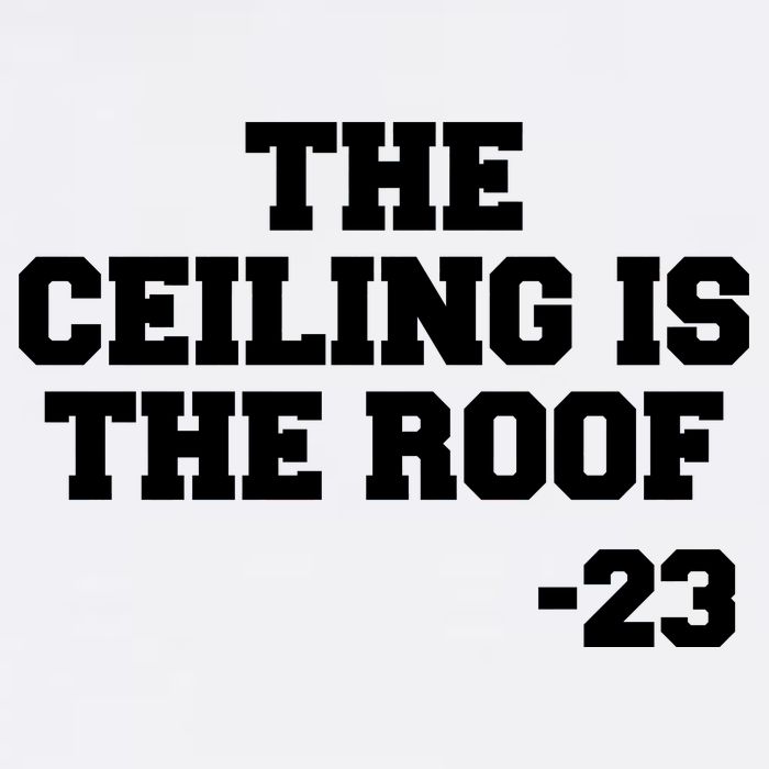 The Ceiling is the Roof 23 MJ College Text Garment-Dyed Sweatshirt