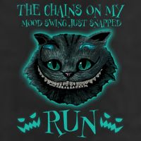 The Chains On My Mood Swings Just Snapped Run 7 Panel Mesh Trucker Snapback Hat