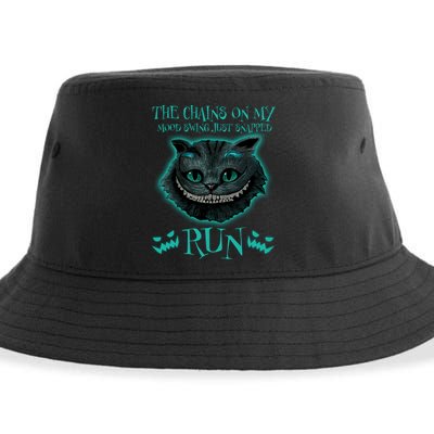 The Chains On My Mood Swings Just Snapped Run Sustainable Bucket Hat