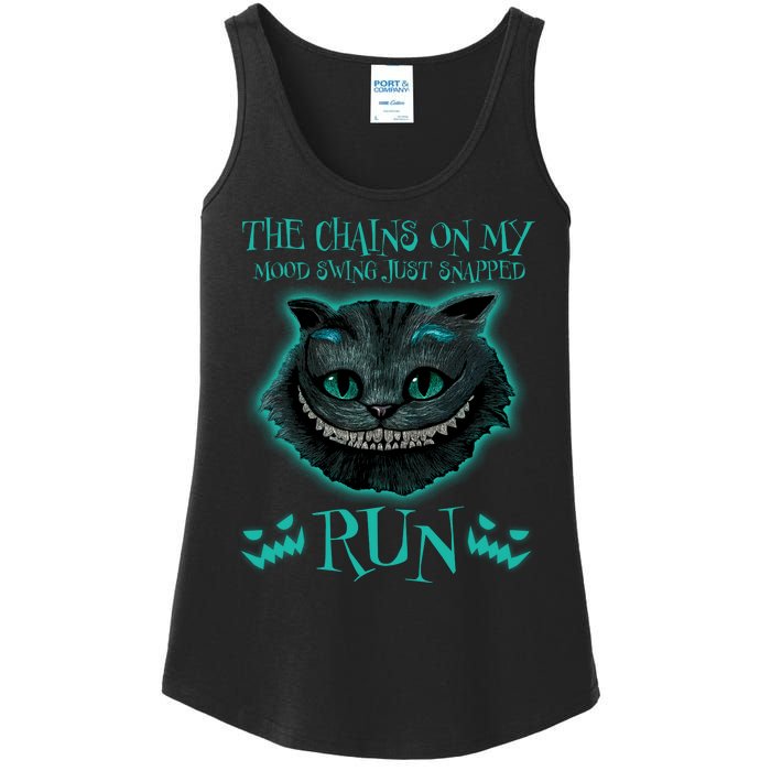 The Chains On My Mood Swings Just Snapped Run Ladies Essential Tank