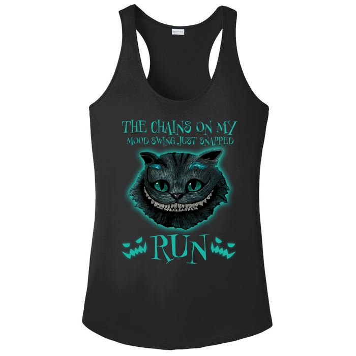 The Chains On My Mood Swings Just Snapped Run Ladies PosiCharge Competitor Racerback Tank