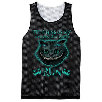 The Chains On My Mood Swings Just Snapped Run Mesh Reversible Basketball Jersey Tank