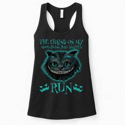 The Chains On My Mood Swings Just Snapped Run Womens Tank Top