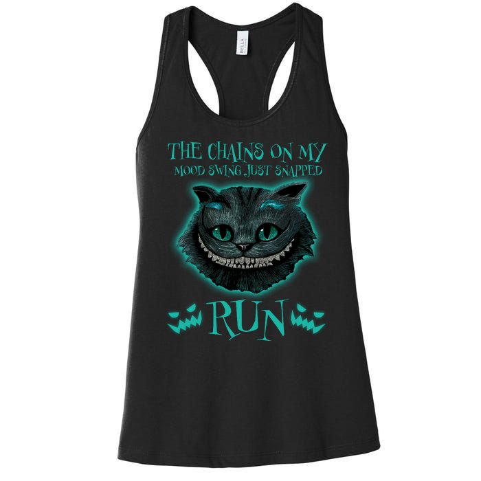 The Chains On My Mood Swings Just Snapped Run Women's Racerback Tank