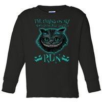 The Chains On My Mood Swings Just Snapped Run Toddler Long Sleeve Shirt