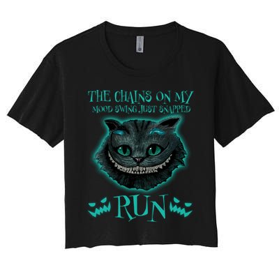 The Chains On My Mood Swings Just Snapped Run Crop Top