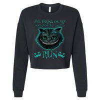 The Chains On My Mood Swings Just Snapped Run Cropped Pullover Crew