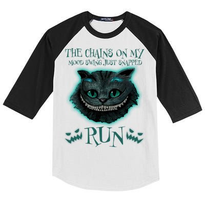 The Chains On My Mood Swings Just Snapped Run Kids Colorblock Raglan Jersey