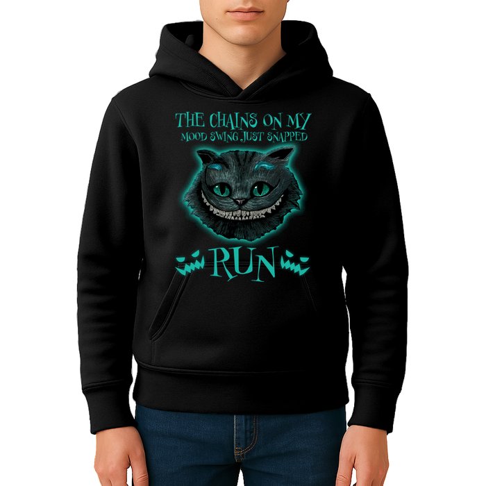 The Chains On My Mood Swings Just Snapped Run Kids Hoodie