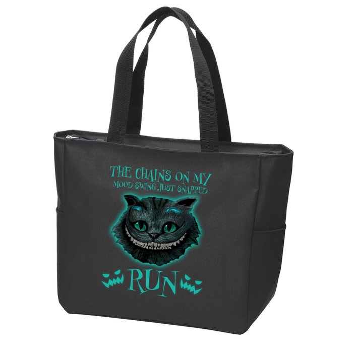 The Chains On My Mood Swings Just Snapped Run Zip Tote Bag