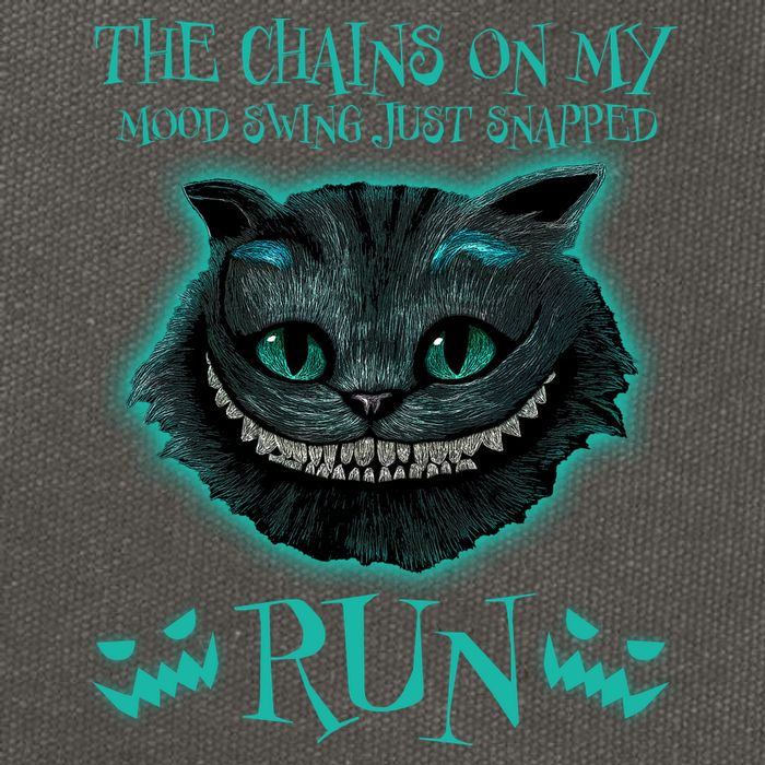 The Chains On My Mood Swings Just Snapped Run Cotton Canvas Backpack
